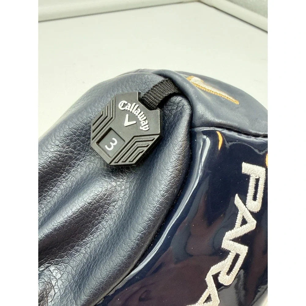 Callaway Paradym Fairway Wood Headcover Navy White Gold Adjustable Tag Golf OEM